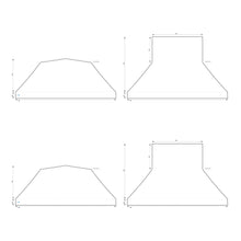 20x20 Foot Topper 500D Solid Colour