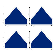 5x5 Foot Topper 500D Solid Colour