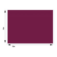 5 Foot Half Wall PVC Solid Colour