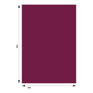 5 Foot Full Wall PVC Solid Colour