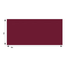 8 Foot Half Wall 500D Solid Colour