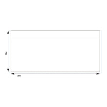 8 Foot Half Wall 500D Solid Colour
