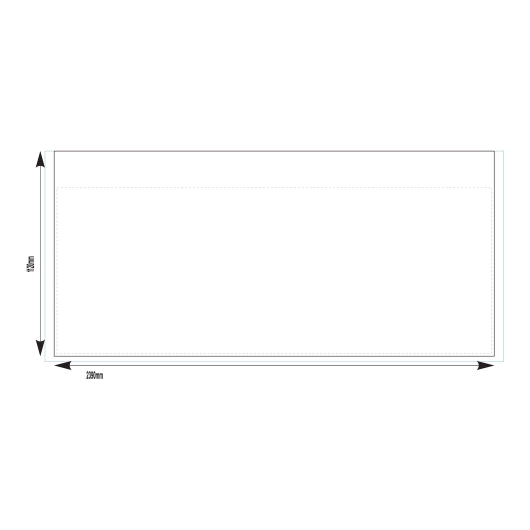 8 Foot Half Wall 500D Solid Colour