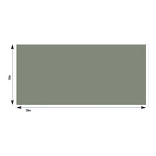 8 Foot Half Wall PVC Solid Colour