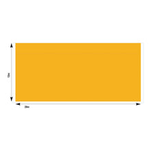 8 Foot Half Wall PVC Solid Colour