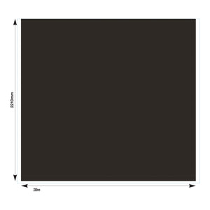 8 Foot Full Wall PVC Solid Colour