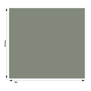 8 Foot Full Wall PVC Solid Colour