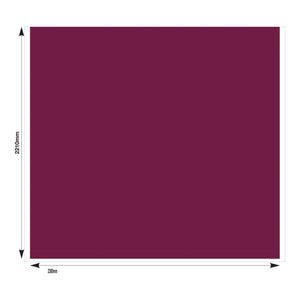8 Foot Full Wall PVC Solid Colour