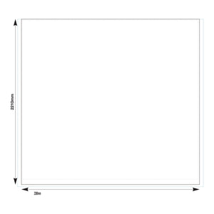8 Foot Full Wall PVC Solid Colour